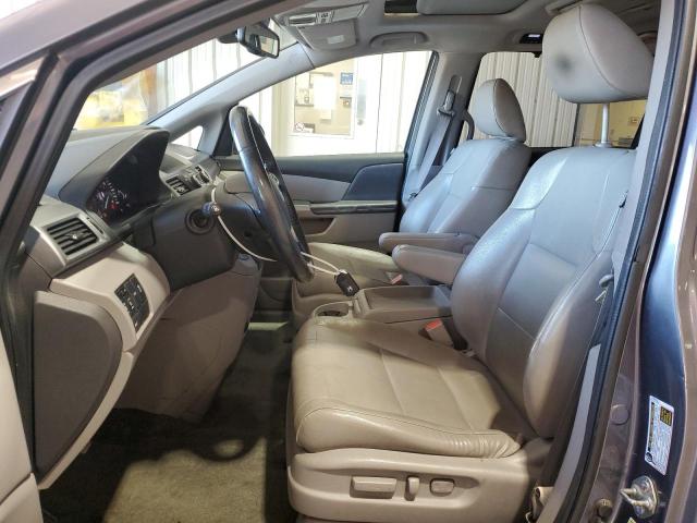 5FNRL5H66EB102500 - 2014 HONDA ODYSSEY EXL GRAY photo 7