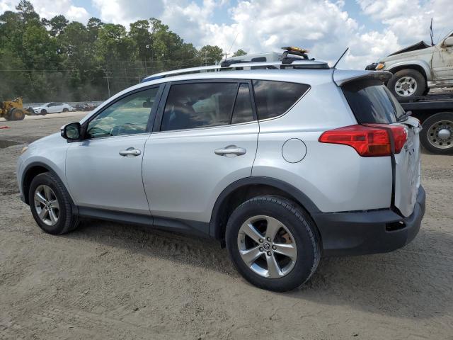 JTMWFREV9FD059129 - 2015 TOYOTA RAV4 XLE SILVER photo 2