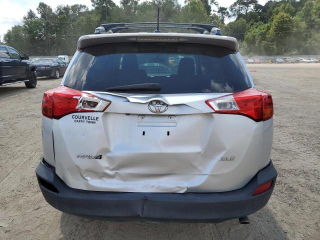 JTMWFREV9FD059129 - 2015 TOYOTA RAV4 XLE SILVER photo 6