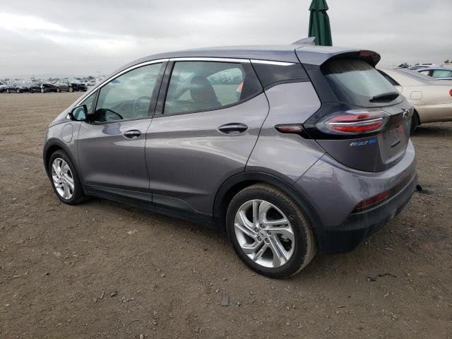 1G1FW6S07N4127653 - 2022 CHEVROLET BOLT EV 1LT GRAY photo 2