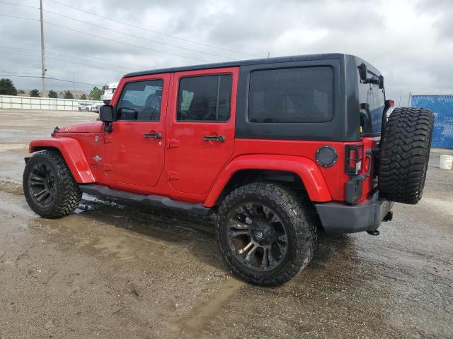 1C4BJWDG4EL234776 - 2014 JEEP WRANGLER U SPORT RED photo 2