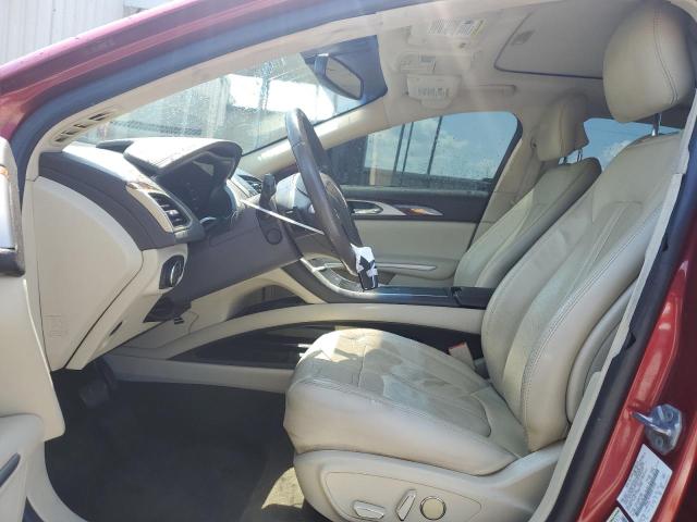 3LN6L2G90ER815240 - 2014 LINCOLN MKZ MAROON photo 7