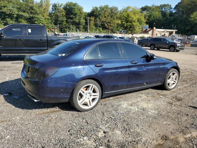 55SWF4KB2FU031158 - 2015 MERCEDES-BENZ C 300 4MATIC BLUE photo 3