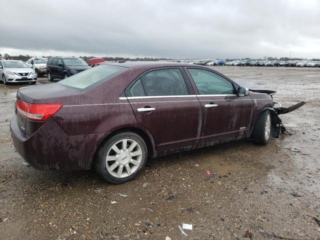 3LNDL2L36CR826300 - 2012 LINCOLN MKZ HYBRID BURGUNDY photo 3