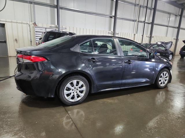 5YFEPMAE5MP234312 - 2021 TOYOTA COROLLA LE BLACK photo 3