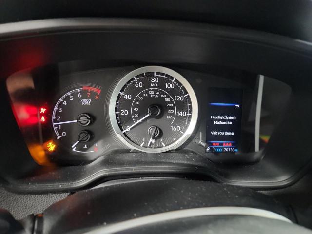 5YFEPMAE5MP234312 - 2021 TOYOTA COROLLA LE BLACK photo 9