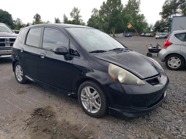 JHMGD38648S054655 - 2008 HONDA FIT SPORT BLACK photo 4