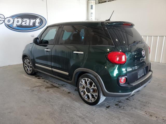 ZFBCFADH9EZ009917 - 2014 FIAT 500L TREKKING GREEN photo 2