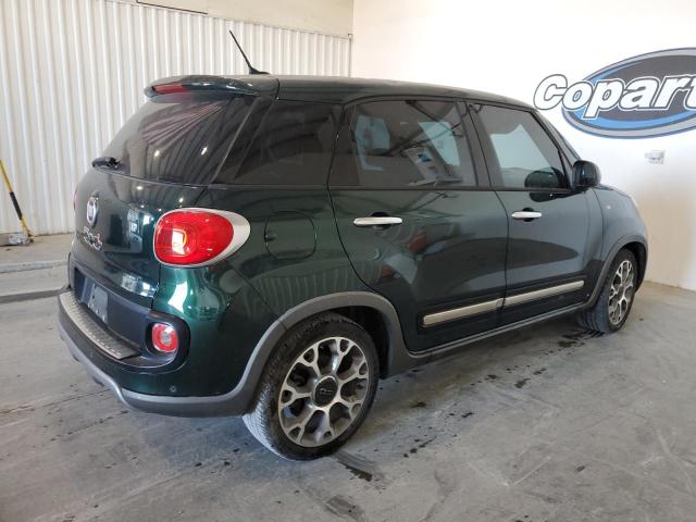 ZFBCFADH9EZ009917 - 2014 FIAT 500L TREKKING GREEN photo 3