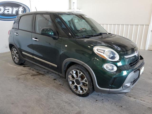 ZFBCFADH9EZ009917 - 2014 FIAT 500L TREKKING GREEN photo 4