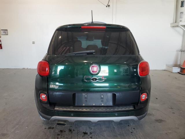 ZFBCFADH9EZ009917 - 2014 FIAT 500L TREKKING GREEN photo 6