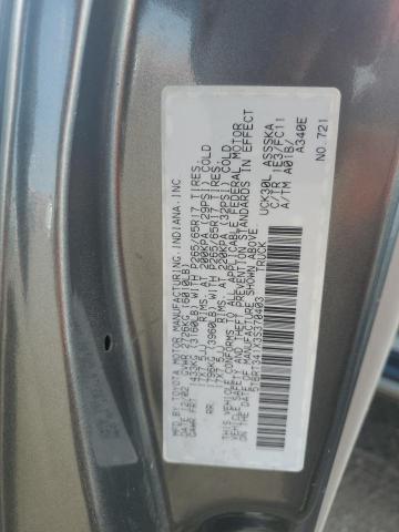 5TBRT341X3S370403 - 2003 TOYOTA TUNDRA ACCESS CAB SR5 GRAY photo 12