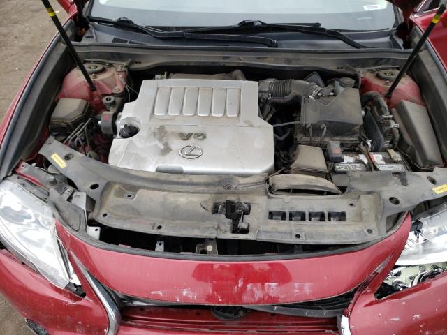 JTHBK1GG5F2177554 - 2015 LEXUS ES 350 RED photo 11