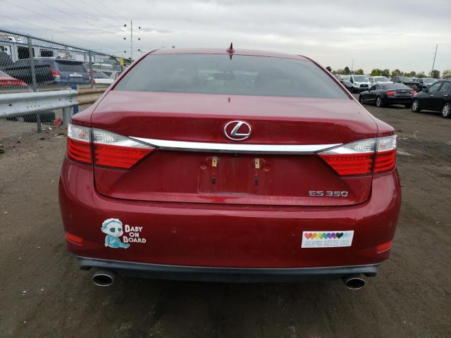 JTHBK1GG5F2177554 - 2015 LEXUS ES 350 RED photo 6