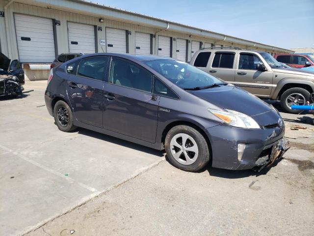 JTDKN3DU6F1987618 - 2015 TOYOTA PRIUS Сұр фото 4