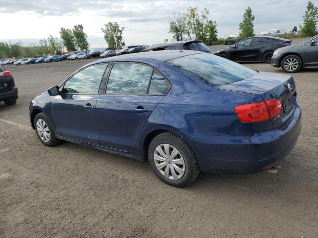 3VW2K7AJ2DM360003 - 2013 VOLKSWAGEN JETTA BASE Niebieski zdjęcie 2