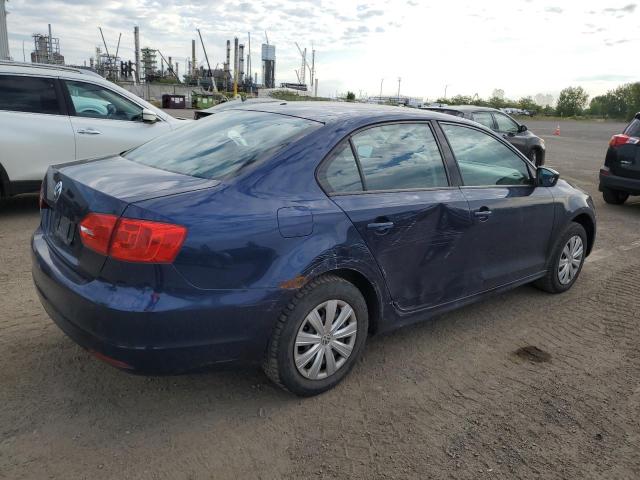 3VW2K7AJ2DM360003 - 2013 VOLKSWAGEN JETTA BASE Niebieski zdjęcie 3