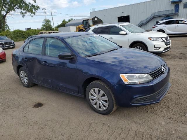 3VW2K7AJ2DM360003 - 2013 VOLKSWAGEN JETTA BASE Niebieski zdjęcie 4