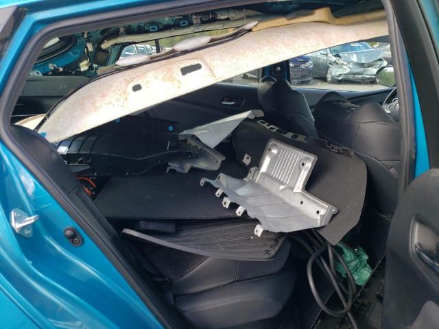 JTDKARFPXJ3080969 - 2018 TOYOTA PRIUS PRIM 蓝色 照片 10