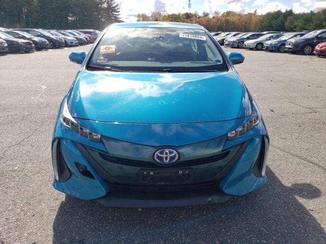 JTDKARFPXJ3080969 - 2018 TOYOTA PRIUS PRIM 蓝色 照片 5