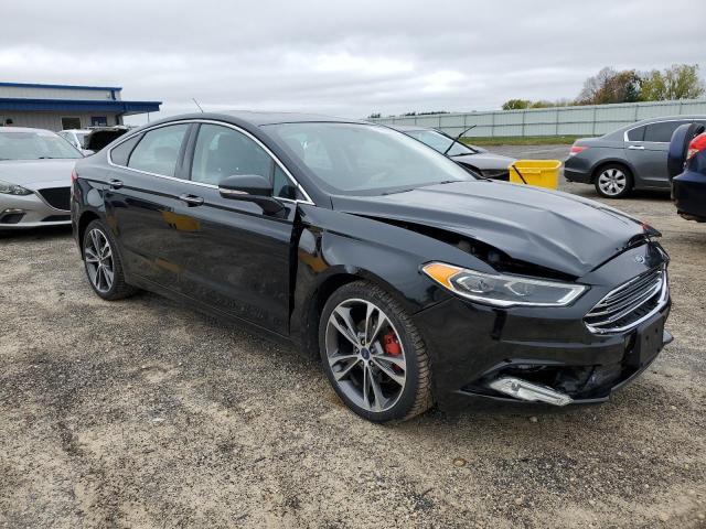 3FA6P0D91JR244102 - 2018 FORD FUSION TITANIUM/PLATINUM BLACK photo 4