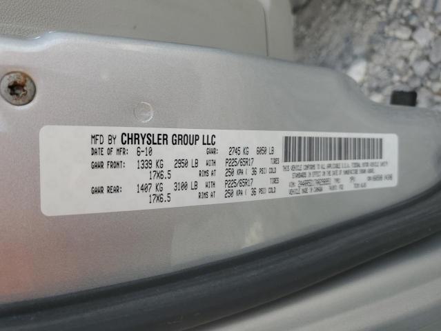 2A4RR5D17AR298951 - 2010 CHRYSLER TOWN & COU TOURING ვერცხლისფერი ფოტო 14