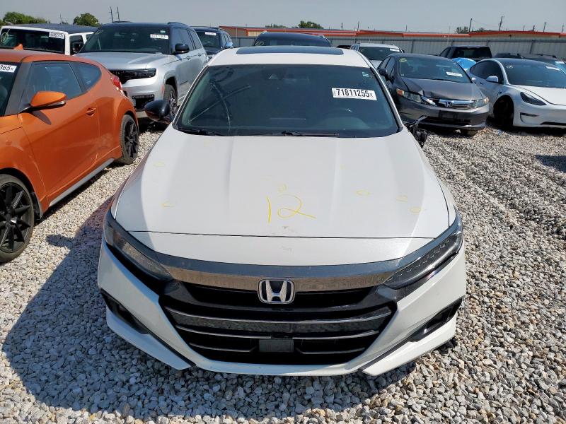 1HGCV2F35NA003247 - 2022 HONDA ACCORD SPORT 白色 照片 5