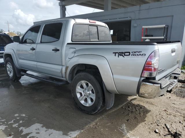 3TMJU62NX9M076484 - 2009 TOYOTA TACOMA DOUBLE CAB PRERUNNER SILVER photo 2
