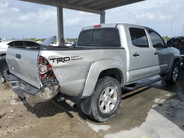 3TMJU62NX9M076484 - 2009 TOYOTA TACOMA DOUBLE CAB PRERUNNER SILVER photo 3
