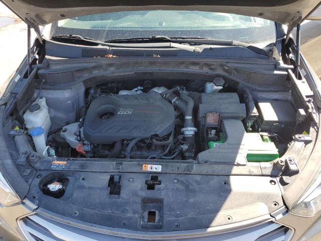 5XYZWDLA8HG489562 - 2017 HYUNDAI SANTA FE S SILVER photo 12