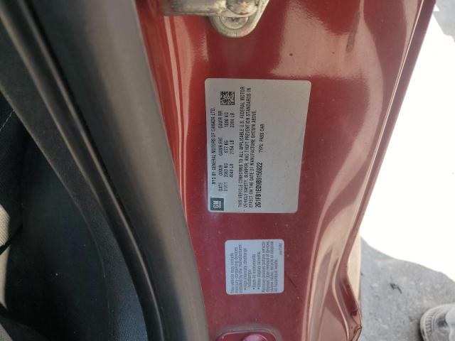 2G1FB1ED9B9156822 - 2011 CHEVROLET CAMARO LT RED photo 12