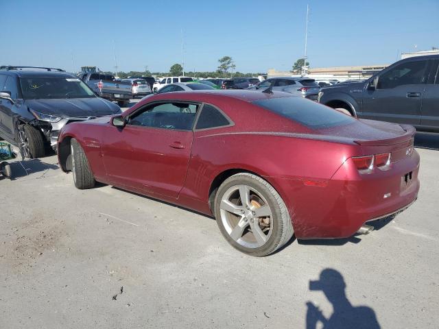 2G1FB1ED9B9156822 - 2011 CHEVROLET CAMARO LT RED photo 2