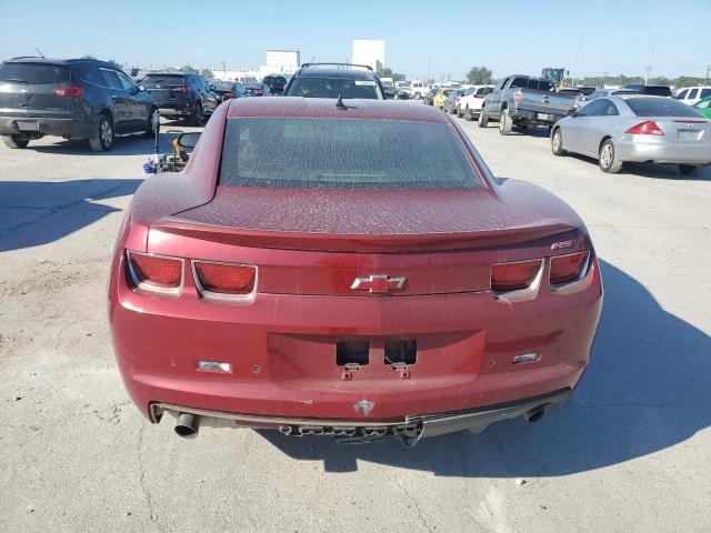 2G1FB1ED9B9156822 - 2011 CHEVROLET CAMARO LT RED photo 6