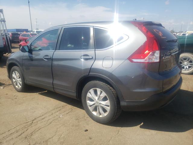 2HKRM4H53DH621437 - 2013 HONDA CR-V EX GRAY photo 2