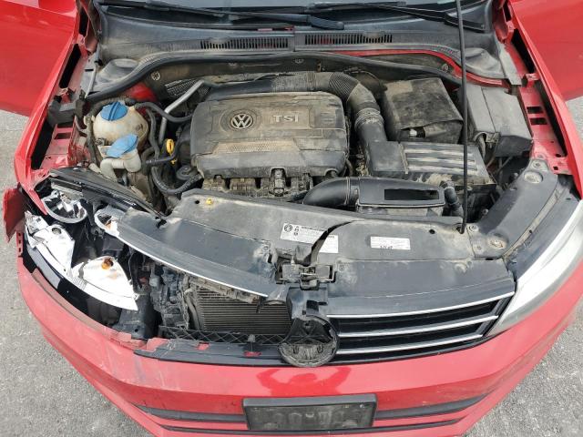 3VWD17AJ4FM238628 - 2015 VOLKSWAGEN JETTA SE RED photo 11