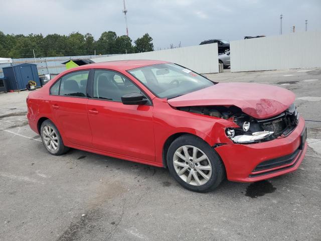 3VWD17AJ4FM238628 - 2015 VOLKSWAGEN JETTA SE RED photo 4