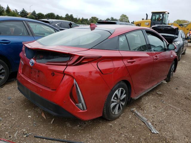 JTDKARFP8J3070781 - 2018 TOYOTA PRIUS PRIM 红色 照片 3