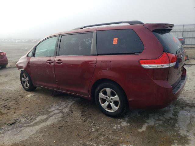 5TDKK3DC8BS110643 - 2011 TOYOTA SIENNA LE RED photo 2