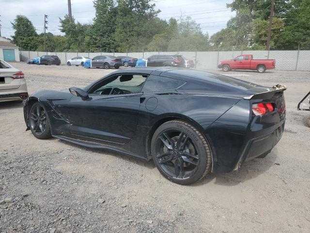 1G1YA2D70K5119040 - 2019 CHEVROLET CORVETTE STINGRAY 1LT BLACK photo 2