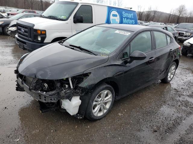 3G1BC6SMXKS607417 - 2019 CHEVROLET CRUZE LS BLACK photo 1