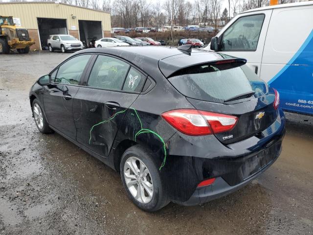 3G1BC6SMXKS607417 - 2019 CHEVROLET CRUZE LS BLACK photo 2