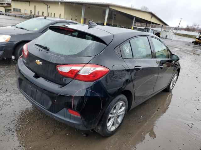 3G1BC6SMXKS607417 - 2019 CHEVROLET CRUZE LS BLACK photo 3