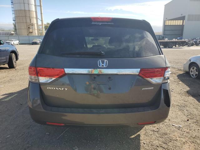 5FNRL5H38GB095736 - 2016 HONDA ODYSSEY SE GRAY photo 6