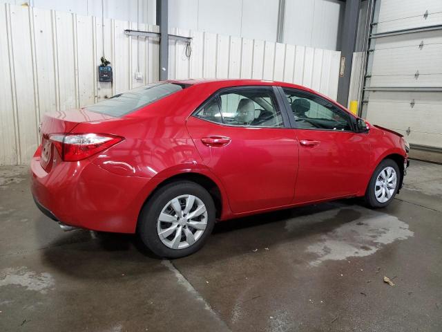 2T1BURHE6FC232957 - 2015 TOYOTA COROLLA L Qırmızı foto 3