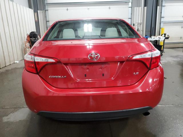 2T1BURHE6FC232957 - 2015 TOYOTA COROLLA L Qırmızı foto 6
