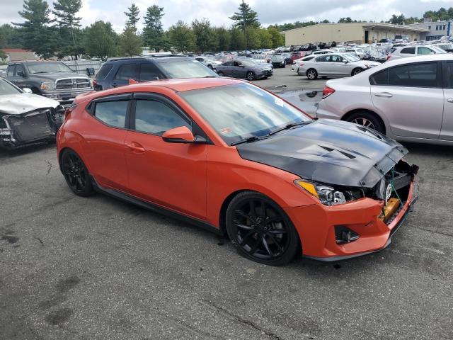 KMHTH6AB3KU015141 - 2019 HYUNDAI VELOSTER TURBO 橙色 照片 4