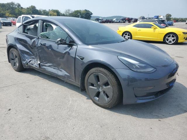 5YJ3E1EA4MF087088 - 2021 TESLA MODEL 3 GRAY photo 4