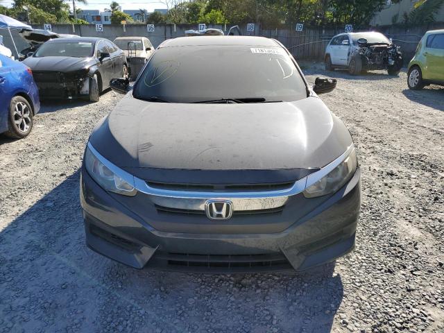 19XFC2F5XJE016571 - 2018 HONDA CIVIC LX GRAY photo 5