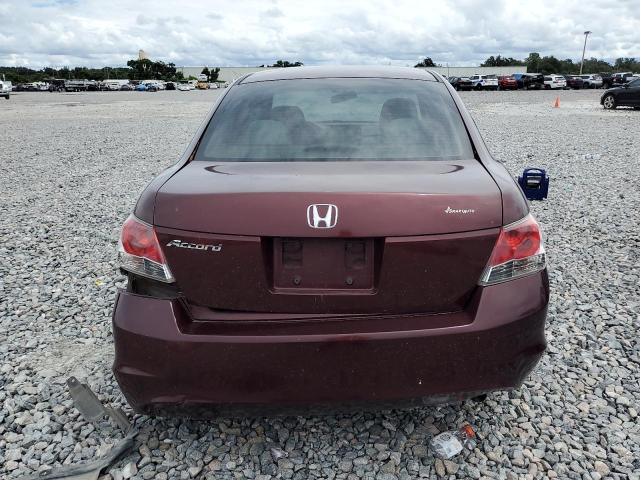 JHMCP26428C016434 - 2008 HONDA ACCORD LXP BURGUNDY photo 6