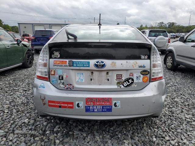 JTDKN3DU5A5158833 - 2010 TOYOTA PRIUS ვერცხლისფერი ფოტო 6